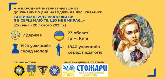 Відбувся Міжнародний Інтернет-флешмоб «Я жива! Я буду вічно жити! Я в серці маю те, що не вмирає…»