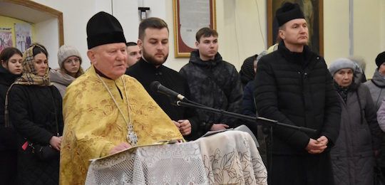 В Острозькій академії молилися за Україну, народ, військо в час російсько-української війни