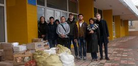 Студенти Острозької академії зібрали гуманітарну допомогу для Донецького національного університету у Вінниці