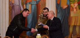 Острозьку академію відвідали бійці полку «Азов»