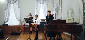 A Violinist Nazar Pasichnyk-Plyska Gave a Concert at Ostroh Academy Again