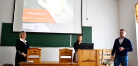 В Національному університеті «Острозька академія» 23 березня презентували стартап «Writers boom»