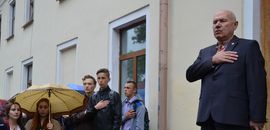 В Острозькій академії спільно виконали гімн України