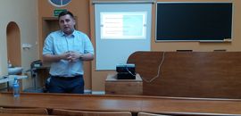 Лекції від викладача Острозької академії Максима Карповця  в Зеленогурському університеті