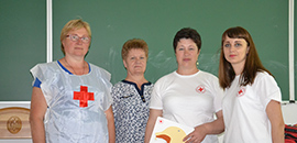 A first-aid emergency training was held at the NUOA