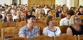 Yurii Voitenko gave a lecture at the Ostroh Academy
