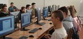 In the Ostroh Academy pupils were taught the basics of programming