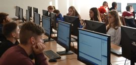 In the Ostroh Academy pupils were taught the basics of programming