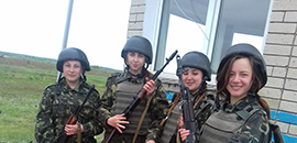 Military training of students of the specialty 