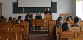 The scholarship program was presented in the Ostroh Academy