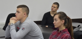 Студенти університету обговорювали загрози національній безпеці України