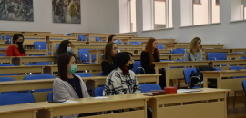 The National University of Ostroh Academy awarded scholarships from the Ukrainian Language Society of Bodnaruk family