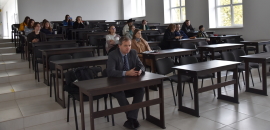 Штефан Іжак провів лекцію про Covid-19 в Острозькій академії