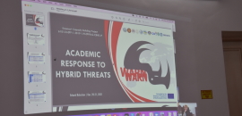 Ostroh Academy hosted a round table of the grant project “WARN. Academic Counteraction to Hybrid Threats”