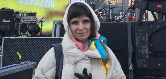 Професорка Острозької академії Галина Гандзілевська доєдналася до заходу на підтримку України у Словаччині