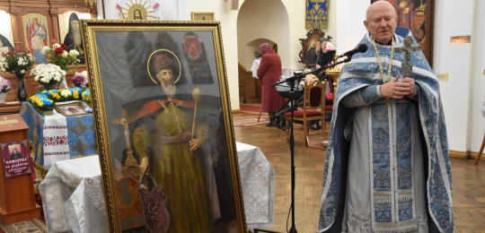 У студентсько-викладацькому храмі НаУОА освятили ікону святого Петра Конашевича-Сагайдачного