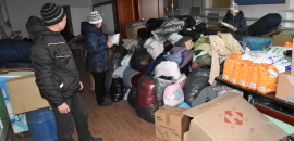 Жителі Старого Салтова отримали гуманітарну допомогу від Острозької академії та острожан