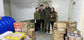 Ostroh Academy has once again donated humanitarian aid to a hospital in Zaporizhzhia