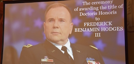 Retired US Army Lieutenant General Ben Hodges Became an Honorary Doctor of Ostroh Academy