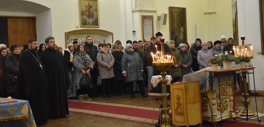 В Острозькій академії молилися за Україну, народ, військо в час російсько-української війни