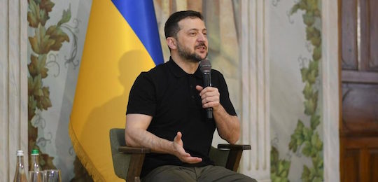 Президент України Володимир Зеленський зустрівся зі студентами Острозької академії